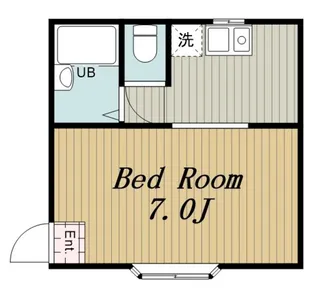 コーポいわかべ【2階】の間取り