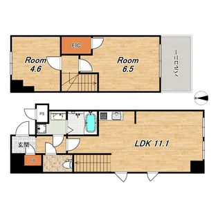 STANDZ京都駅西の間取り