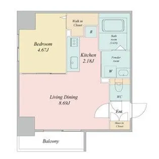 S-RESIDENCE大通公園admirio【9階】の間取り