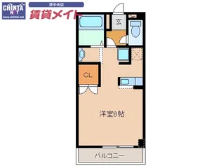 ヴェル ソレイユ【3階】の間取り