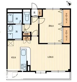 フォブール立石【2階】の間取り
