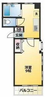 来原ビル(クルハラビル)【4階】の間取り