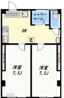 decent【1階】の間取り