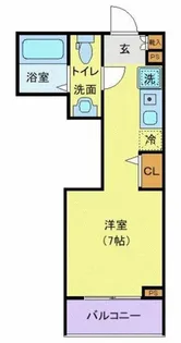グランコート六町【2階】の間取り