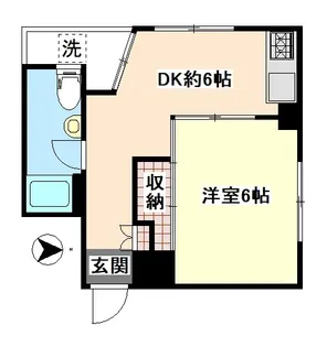 ニュー旭マンション【3階】の間取り