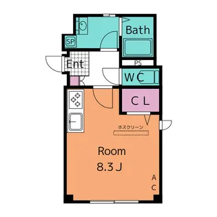 「NEW」 Lichess中町(ライチェス)【2階】の間取り