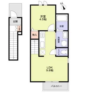 Bellwood【2階】の間取り