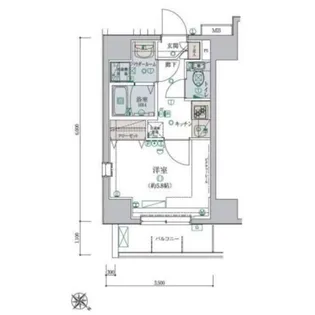 リヴシティ横濱弘明寺弐番館【2階】の間取り