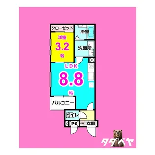 CHERIM日比野GRACE【1階】の間取り