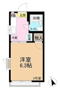 グリーンハイツ・YOSHIDA【2階】の間取り