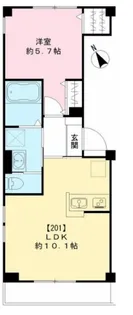 VENT BONHEUR ヴァンボヌール【2階】の間取り