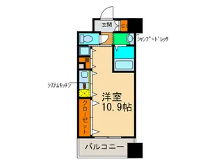 ラフィネ豊中南【5階】の間取り