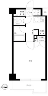 ルーブル高田馬場参番館【3階】の間取り