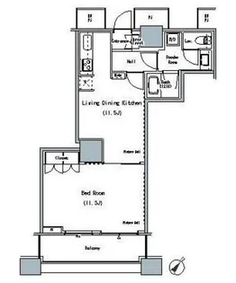 THE TOKYO TOWERS MIDTOWER【30階】の間取り