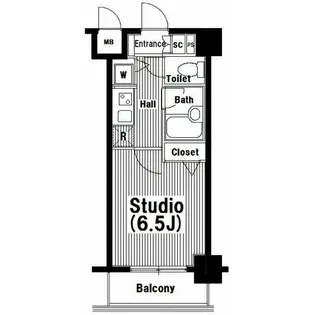 ガラ・ステージ目黒【4階】の間取り