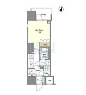 ルジェンテ文京湯島【2階】の間取り
