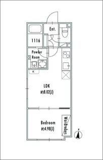 GRAN PASEO下北沢II【4階】の間取り