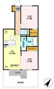 ワンダフルコート【1階】の間取り