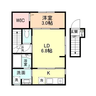 INTEGRAL羽広【2階】の間取り