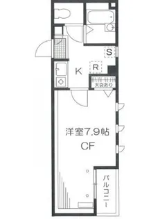 クレセント戸山【3階】の間取り