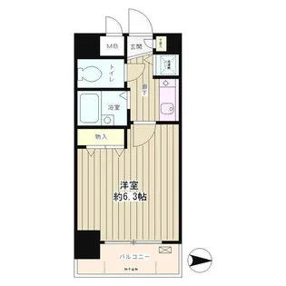 パークヒルズ落合【6階】の間取り