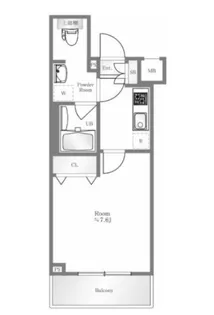 DUARES愛宕虎ノ門 デュアレス愛宕虎ノ門【4階】の間取り