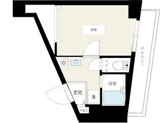 ヴェルステージ中野新橋【6階】の間取り