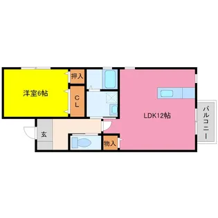 リーベン・ヴィーヴルII【2階】の間取り