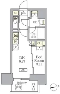 東京都文京区湯島3【マンション】の間取り