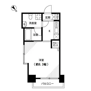 プレール目黒リバーサイド【3階】の間取り