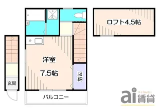 東京都東久留米市本町2【アパート】の間取り