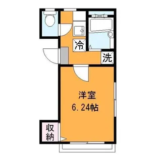 セシオン森下【1階】の間取り