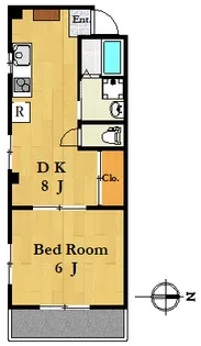 アルカディア【3階】の間取り