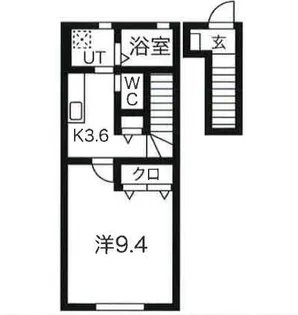 ブランシュノワール藤沢 A【2階】の間取り