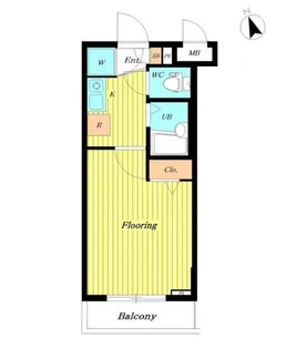 サンテミリオン目黒東山弐番館【3階】の間取り
