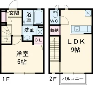 千葉県市川市新田3【一戸建】の間取り