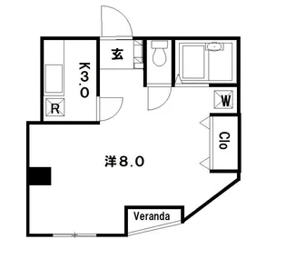 WING HILLS【3階】の間取り
