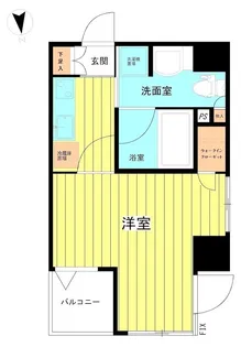 パトゥーロ御徒町チッタ【3階】の間取り