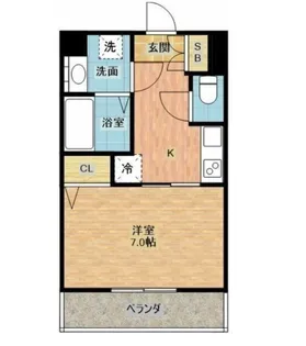 スカイコート御器所【4階】の間取り