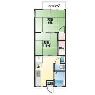 シティーハイムメゾンリーブ【2階】の間取り