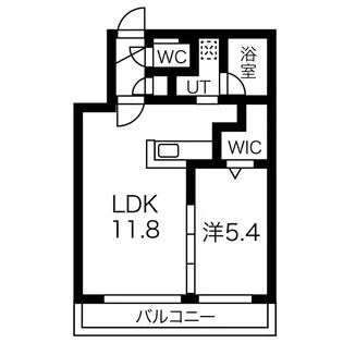 アオアクアN9 (aoakuaN9)【2階】の間取り
