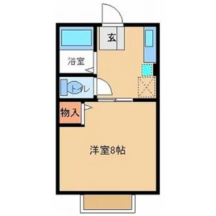 シティハイム アリエル【2階】の間取り