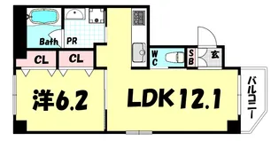 Y・House中道【2階】の間取り