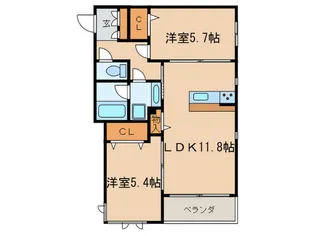 DURANTA【3階】の間取り