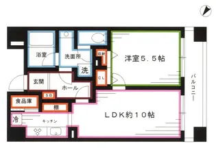 クレール中野【2階】の間取り