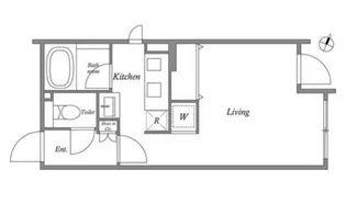 ALERO下目黒【1階】の間取り