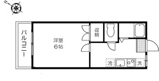松庵東明ハイツ【2階】の間取り