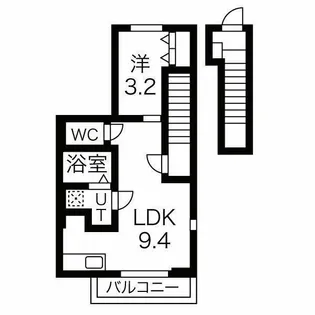ジュネスコート【2階】の間取り