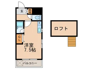 エルミタージュ住吉【5階】の間取り