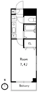 ロイヤルヒルズ【6階】の間取り